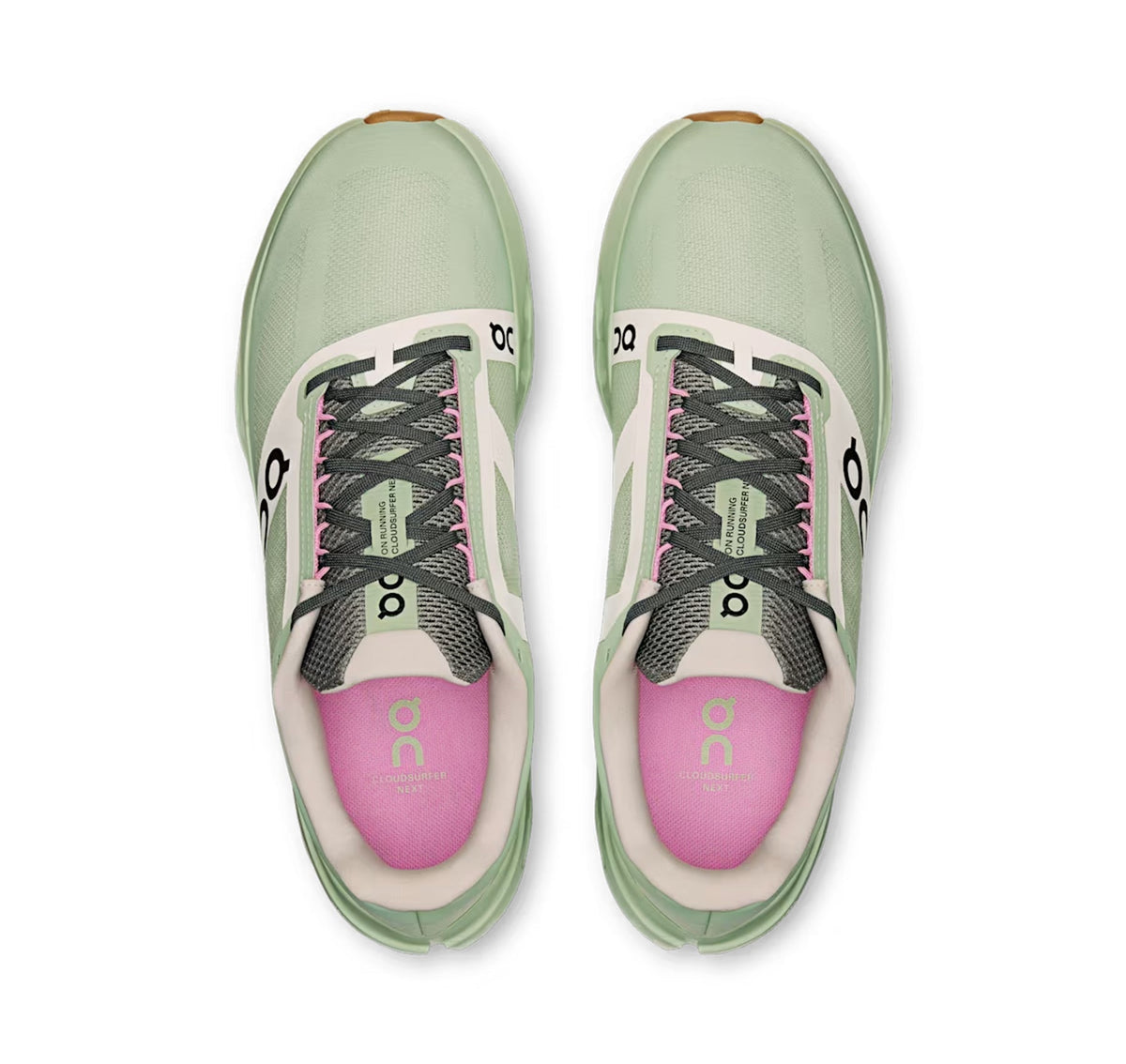 On Women's Cloudsurfer Next Z5 Mineral/Almond Running Shoes